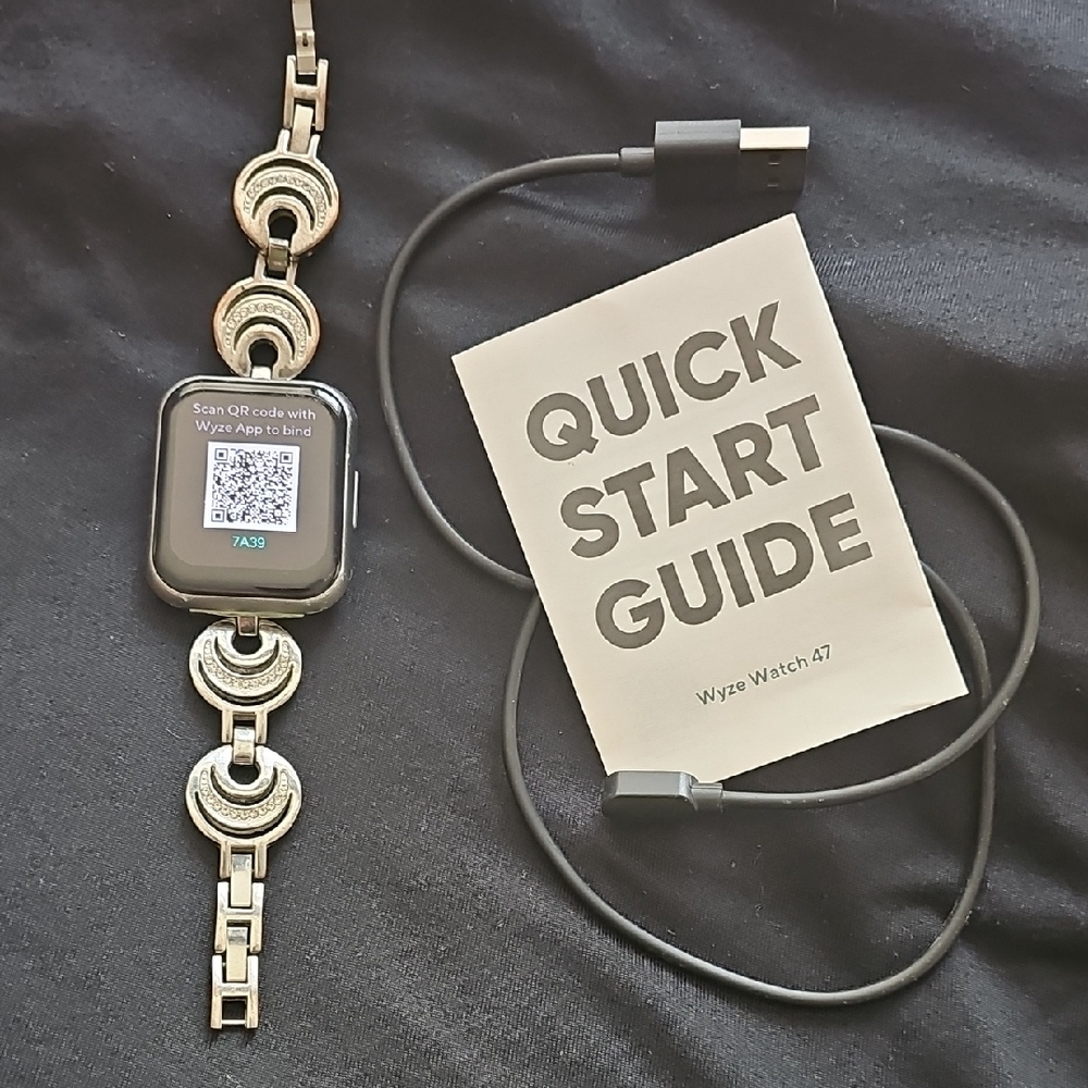 Wyze Smartwatch with Black and Silver Design
